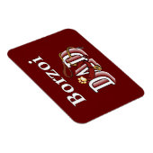 Magnet Flexible Borzoi Papa (Côté Droit)