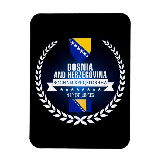 Magnet Flexible Bosnie-Herzégovine (Vertical)