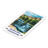 Magnet Flexible Bosnie-Herzégovine Jajce Illustration Art (Côté Gauche)