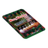 Magnet Flexible Boston, MA - Joyeux Noël (Côté Droit)