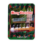 Magnet Flexible Boston, MA - Joyeux Noël (Vertical)