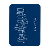 Magnet Flexible Boston Skyline (Vertical)