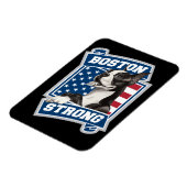 Magnet Flexible BOSTON STRONG TERRIER style crête (Côté Gauche)