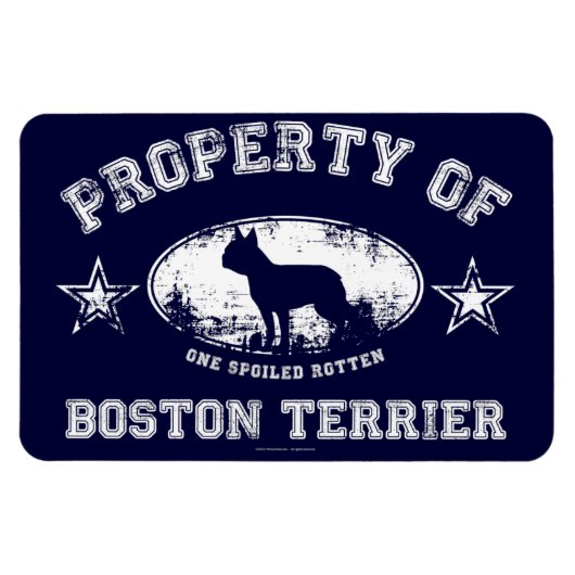 Magnet Flexible Boston Terrier (Horizontal)