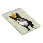 Magnet Flexible Boston Terrier et Crown (Côté Droit)