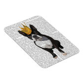Magnet Flexible Boston Terrier Et Crown (Côté Droit)