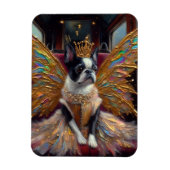 Magnet Flexible Boston Terrier Fairy (Vertical)