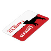 Magnet Flexible Boston Terrier French Bulldog lave-vaisselle Magne (Côté Gauche)