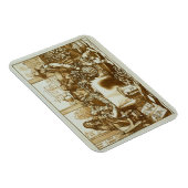 Magnet Flexible Botanistes examinant le plante (litho) (Côté Droit)