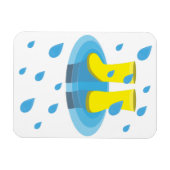 Magnet Flexible Bottes de pluie (Horizontal)