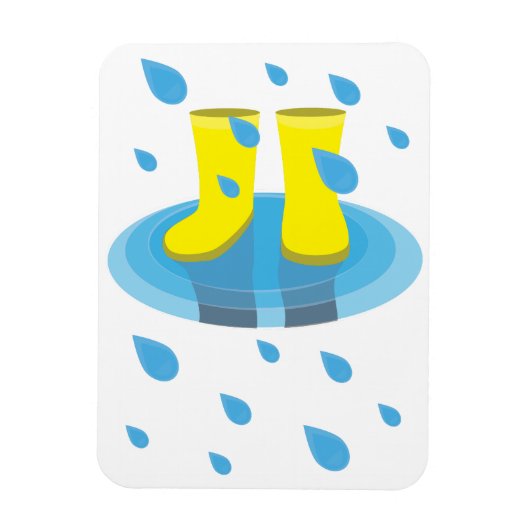 Magnet Flexible Bottes de pluie (Vertical)