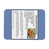 Magnet Flexible Bouchons de porc laqué de chaux (Horizontal)