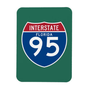 Magnet Flexible Bouclier d'autoroute nationale de la Floride FL