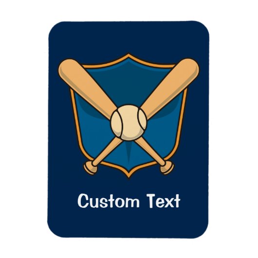 Magnet Flexible Bouclier de baseball (Vertical)