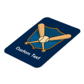 Magnet Flexible Bouclier de baseball (Côté Gauche)