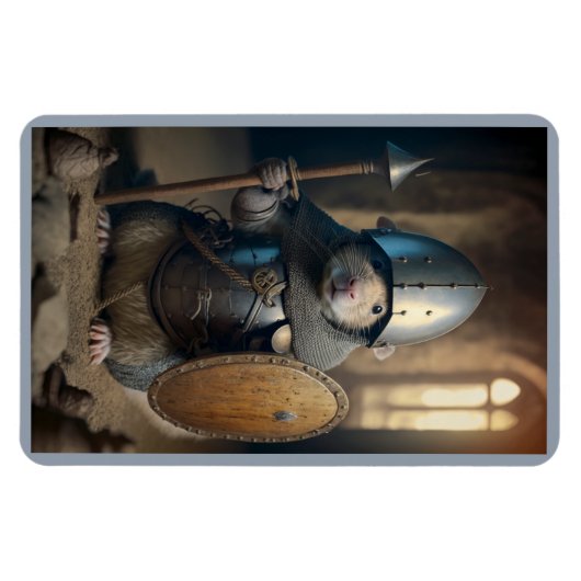 Magnet Flexible Bouclier médiéval (Horizontal)