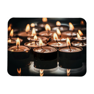 Magnet Flexible Bougie de Noël