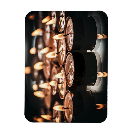 Magnet Flexible Bougie de Noël (Vertical)