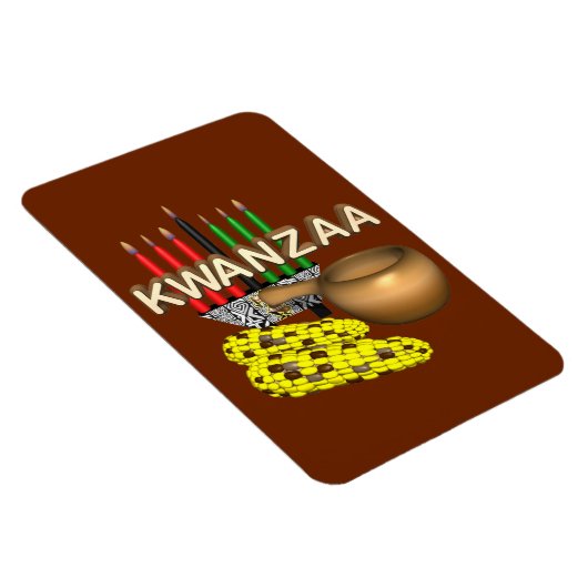 Magnet Flexible Bougies de Kwanzaa - (Côté Droit)