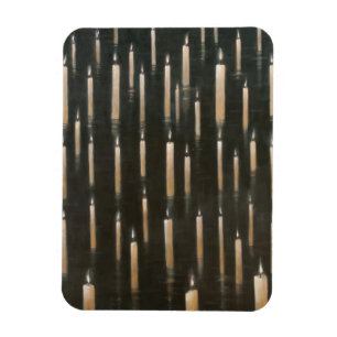 Magnet Flexible Bougies sur le lac Udaipur Inde 2012