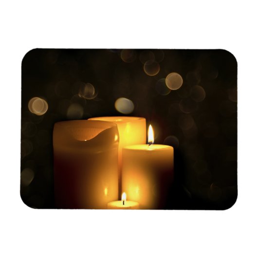 Magnet Flexible Bougies votives décoratives (Horizontal)
