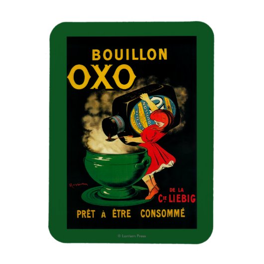 Magnet Flexible Bouillon OXO Poseter Vintage Europe (Vertical)