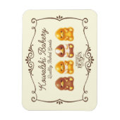 Magnet Flexible Boulangerie Kowalski - Bichons pour bébés (Vertical)