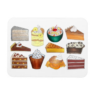 Magnet Flexible Boulangerie Sud Desserts alimentaires USA Amérique