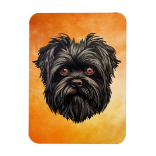Magnet Flexible Bouledogue singe Affenpinscher Terrier