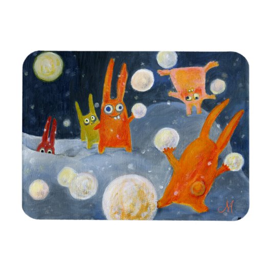 Magnet Flexible boules de neige (Horizontal)