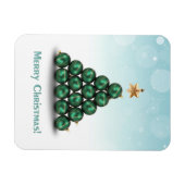 Magnet Flexible Boules de Noël en forme d'arbre (Horizontal)