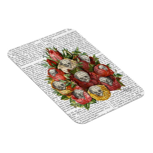 Magnet Flexible Bouquet de crânes (Côté Droit)