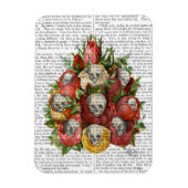 Magnet Flexible Bouquet de crânes (Vertical)