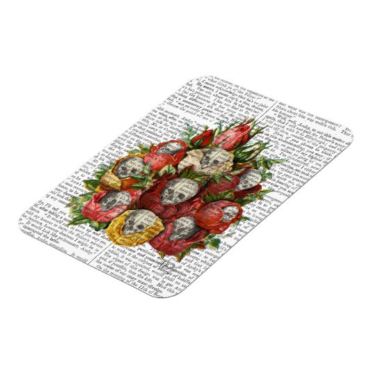 Magnet Flexible Bouquet de crânes (Côté Gauche)