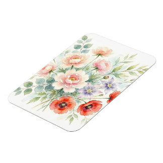Magnet Flexible Bouquet de fleurs sauvages de jardin de campagne à