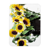 Magnet Flexible Bouquet de tournesol (Vertical)