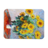 Magnet Flexible Bouquet de tournesols, 1880 Claude Monet (Horizontal)