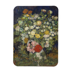 Magnet Flexible Bouquet de Vincent van Gogh   des fleurs dans un