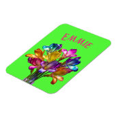 Magnet Flexible Bouquet floral de Freesia (Côté Gauche)
