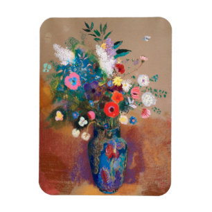 Magnet Flexible Bouquet of Wild Field Flowers - Odilon Redon