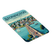 Magnet Flexible Bourg de Stonington Connecticut (Côté Droit)