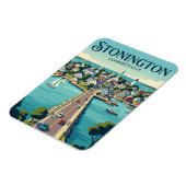Magnet Flexible Bourg de Stonington Connecticut (Côté Gauche)