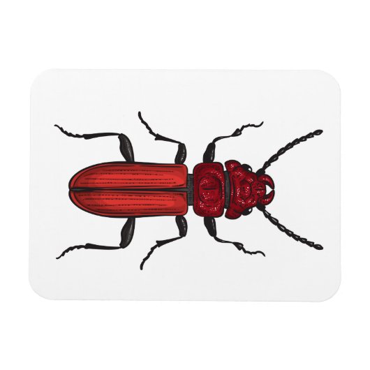 Magnet Flexible Bousier rouge (Horizontal)