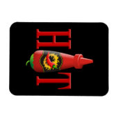 Magnet Flexible Bouteille de sauce chaude (Horizontal)