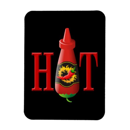 Magnet Flexible Bouteille de sauce chaude (Vertical)