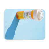 Magnet Flexible Bouteille pleine de médicaments (Horizontal)