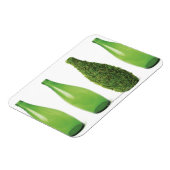 Magnet Flexible Bouteilles en verre vert montrant le recyclage et (Côté Gauche)