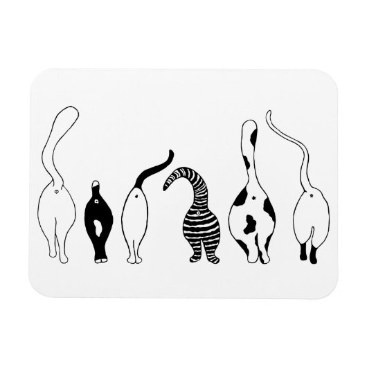 Magnet Flexible Boutons de chat (Horizontal)