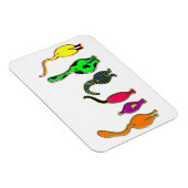 Magnet Flexible Boutons de chat colorés (Côté Droit)