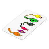 Magnet Flexible Boutons de chat colorés (Côté Gauche)